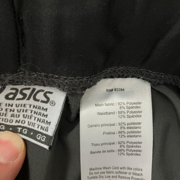 ASICS Men's XL Gray with Black Workout Shorts MEN'S 9IN ASICS MIXER SHORT - Picture 8 of 14